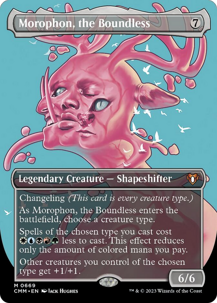 Morophon, the Boundless (Borderless Profile) [Commander Masters] | Gate City Games LLC