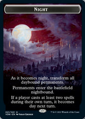 Day // Night Double-Sided Token [Innistrad: Crimson Vow Tokens] | Gate City Games LLC