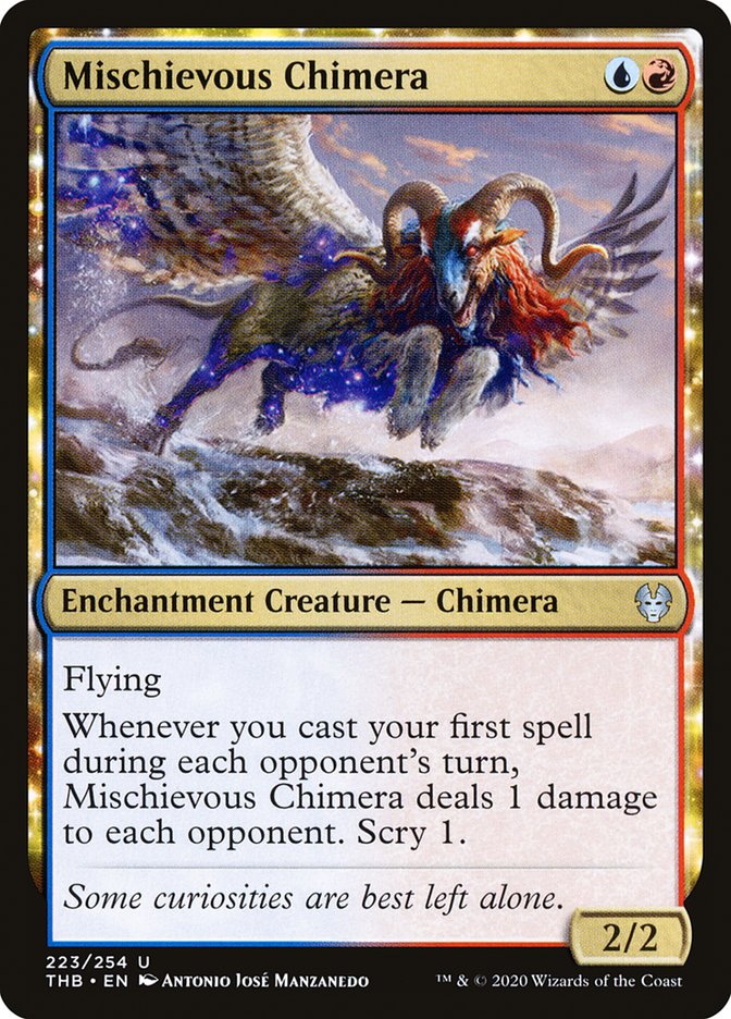 Mischievous Chimera [Theros Beyond Death] | Gate City Games LLC