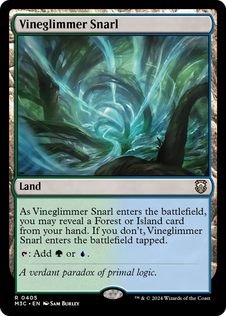 Vineglimmer Snarl (Ripple Foil) [Modern Horizons 3 Commander] | Gate City Games LLC