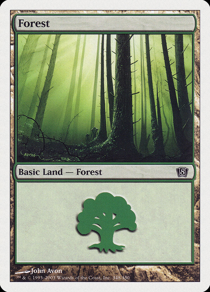 Forest (348) [Eighth Edition] | Gate City Games LLC