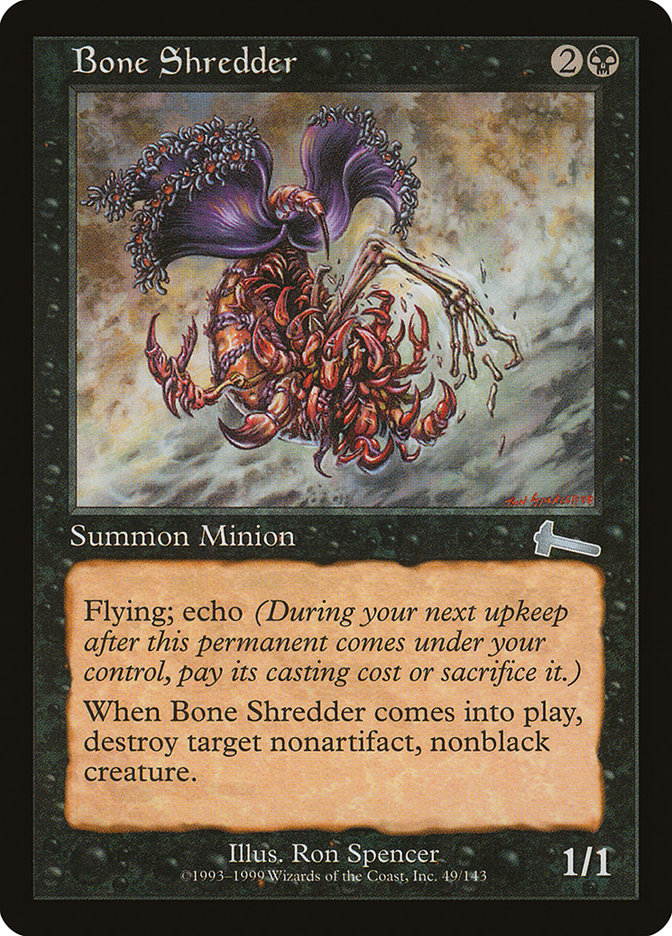 Bone Shredder [Urza's Legacy] | Gate City Games LLC
