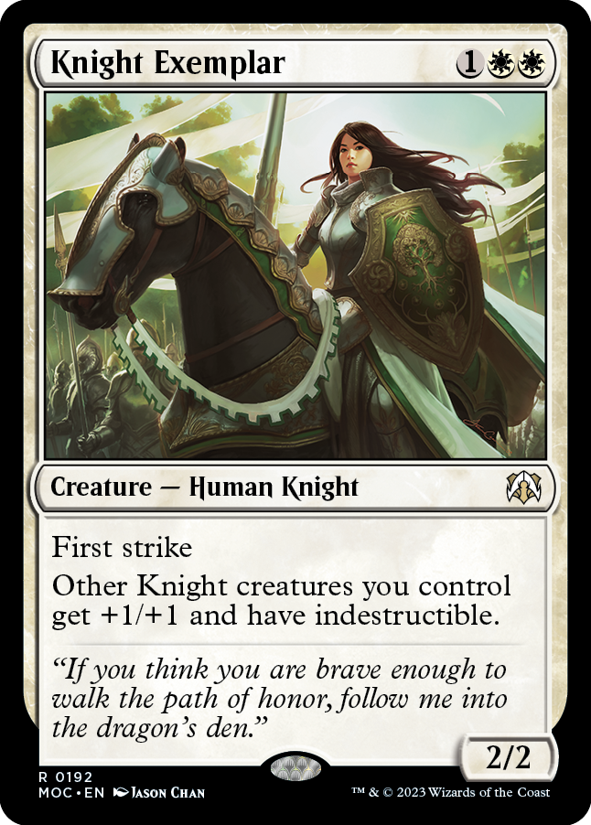 Knight Exemplar [March of the Machine Commander] | Gate City Games LLC