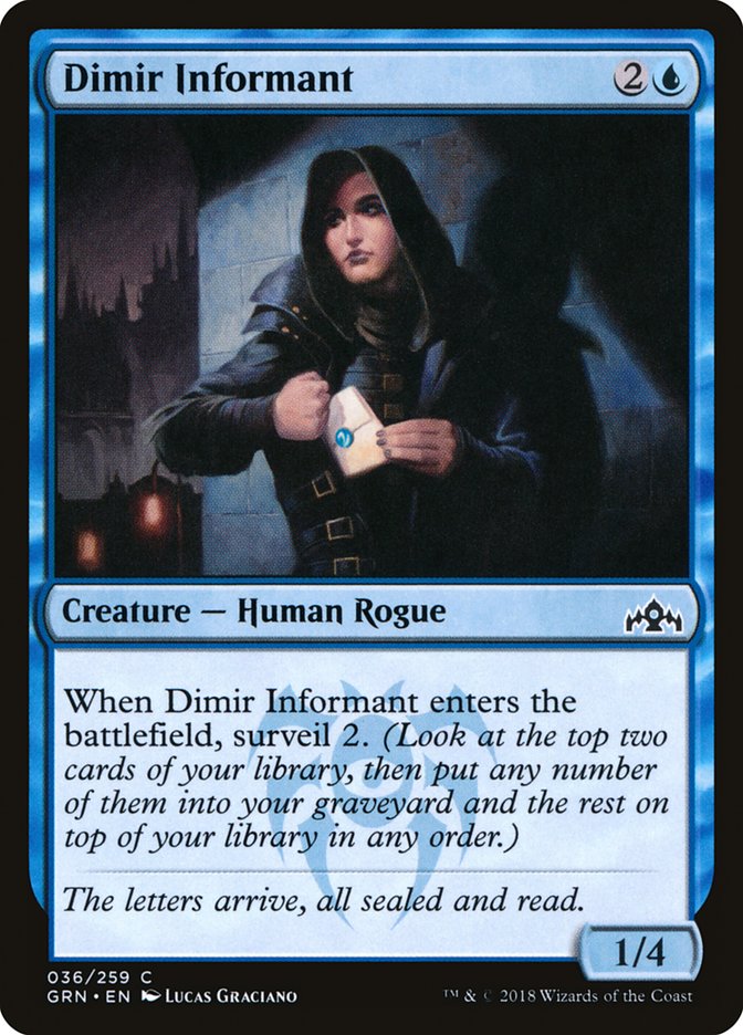 Dimir Informant [Guilds of Ravnica] | Gate City Games LLC