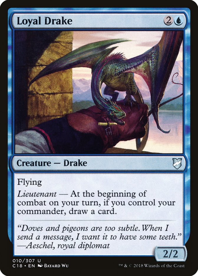 Loyal Drake [Commander 2018] | Gate City Games LLC