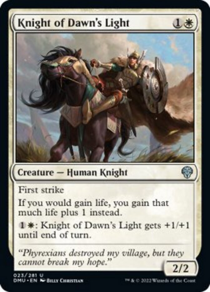 Knight of Dawn's Light [Dominaria United] | Gate City Games LLC