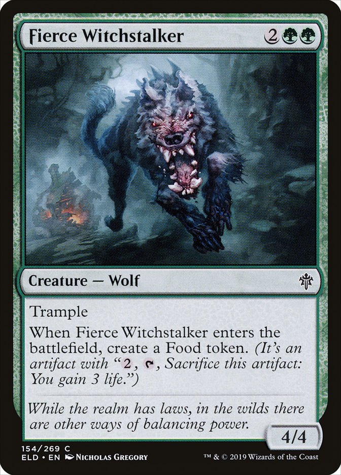 Fierce Witchstalker [Throne of Eldraine] | Gate City Games LLC