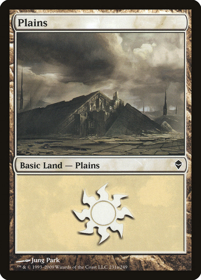 Plains (231a) [Zendikar] | Gate City Games LLC