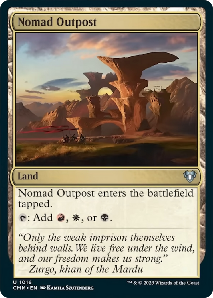 Nomad Outpost [Commander Masters] | Gate City Games LLC
