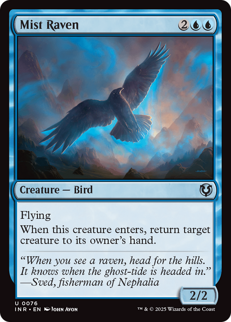 Mist Raven [Innistrad Remastered] | Gate City Games LLC