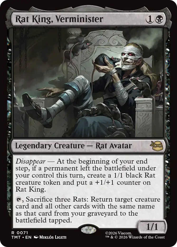 Rat King, Verminister [Teenage Mutant Ninja Turtles] | Gate City Games LLC