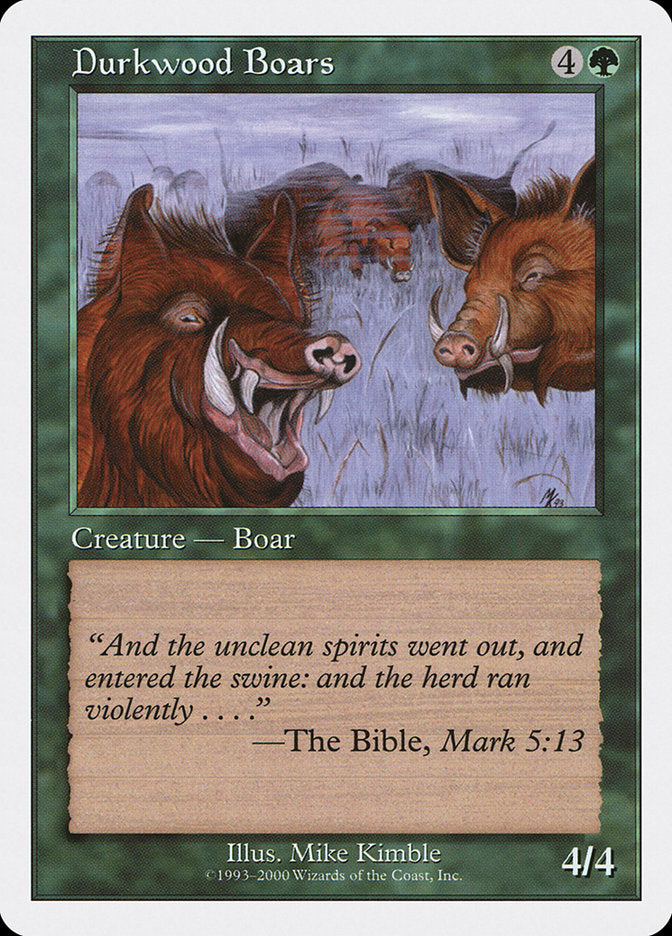 Durkwood Boars [Starter 2000] | Gate City Games LLC