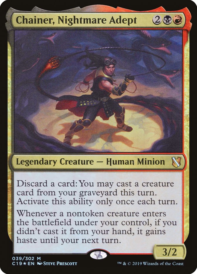 Chainer, Nightmare Adept [Commander 2019] | Gate City Games LLC