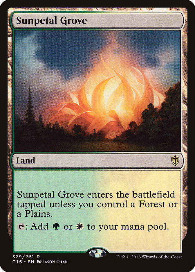 Sunpetal Grove [Commander 2016] | Gate City Games LLC