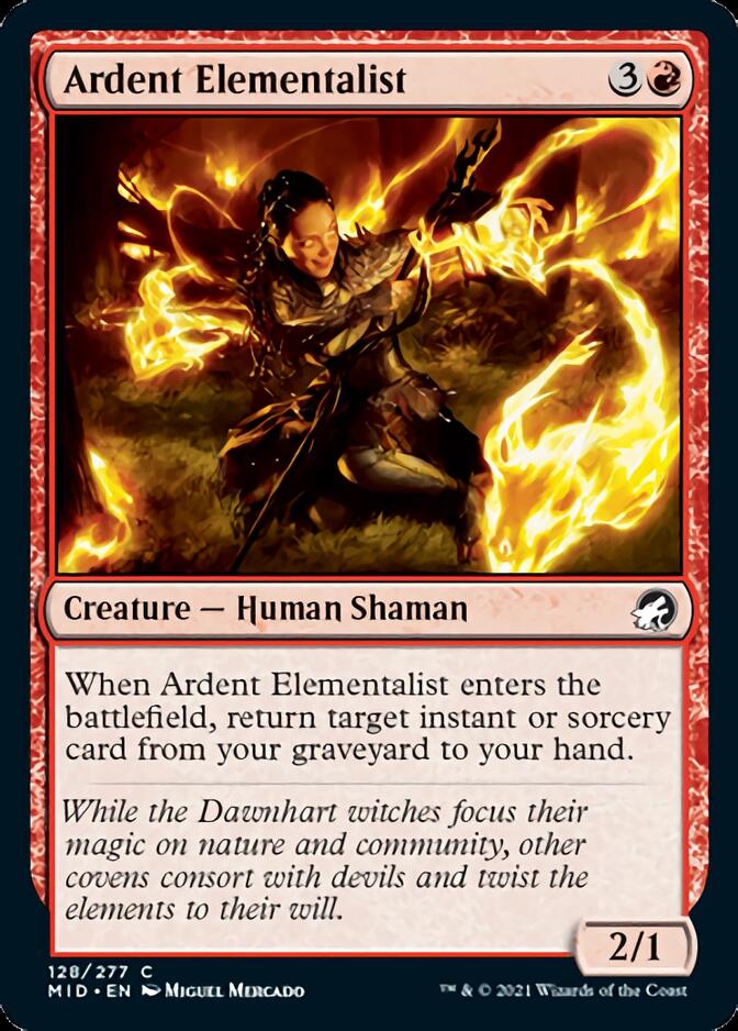 Ardent Elementalist [Innistrad: Midnight Hunt] | Gate City Games LLC