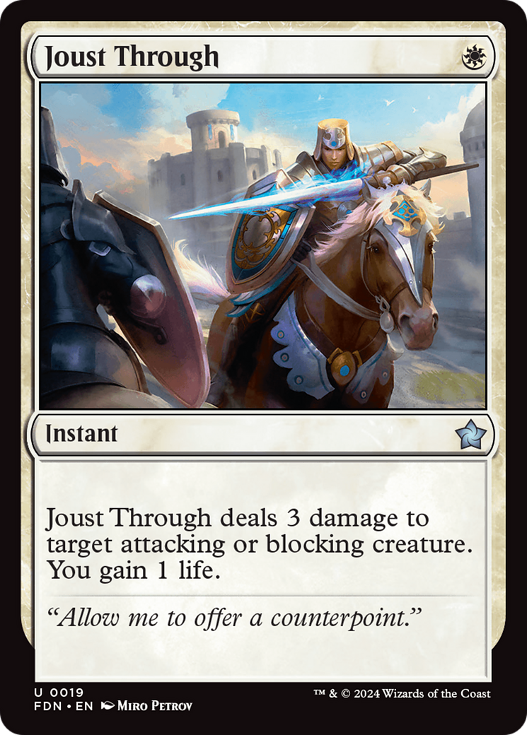 Joust Through [Foundations] | Gate City Games LLC
