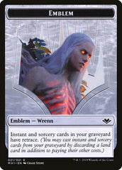 Elemental (008) // Wrenn and Six Emblem (021) Double-Sided Token [Modern Horizons Tokens] | Gate City Games LLC