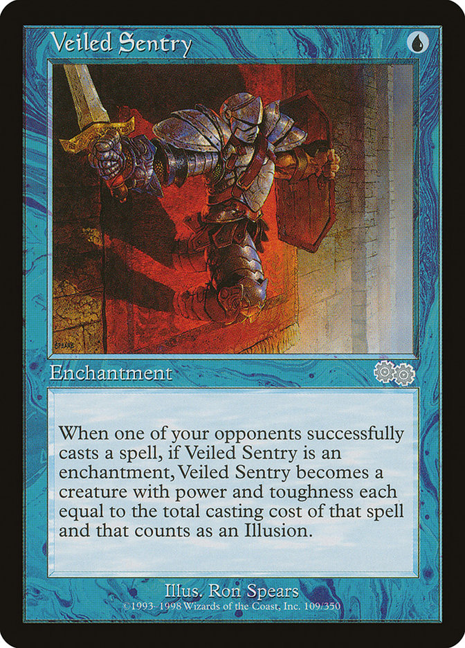 Veiled Sentry [Urza's Saga] | Gate City Games LLC