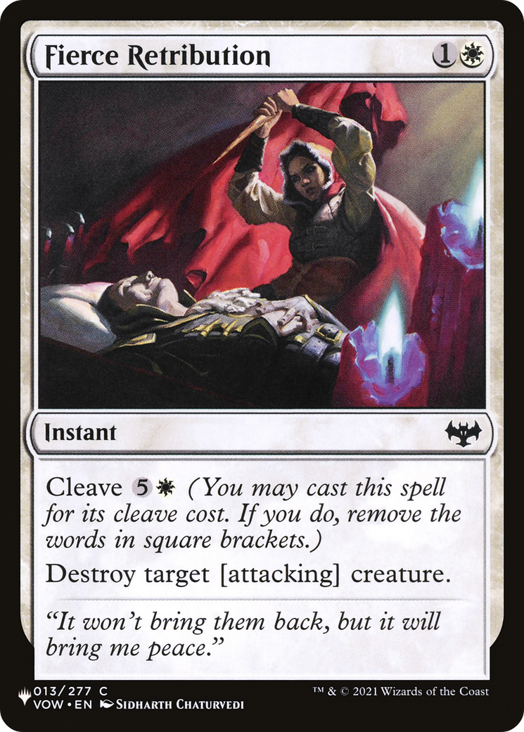 Fierce Retribution [The List] | Gate City Games LLC