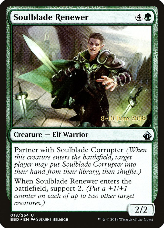 Soulblade Renewer [Battlebond Prerelease Promos] | Gate City Games LLC