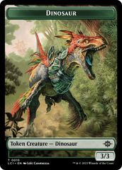 Gnome // Dinosaur (0010) Double-Sided Token [The Lost Caverns of Ixalan Tokens] | Gate City Games LLC