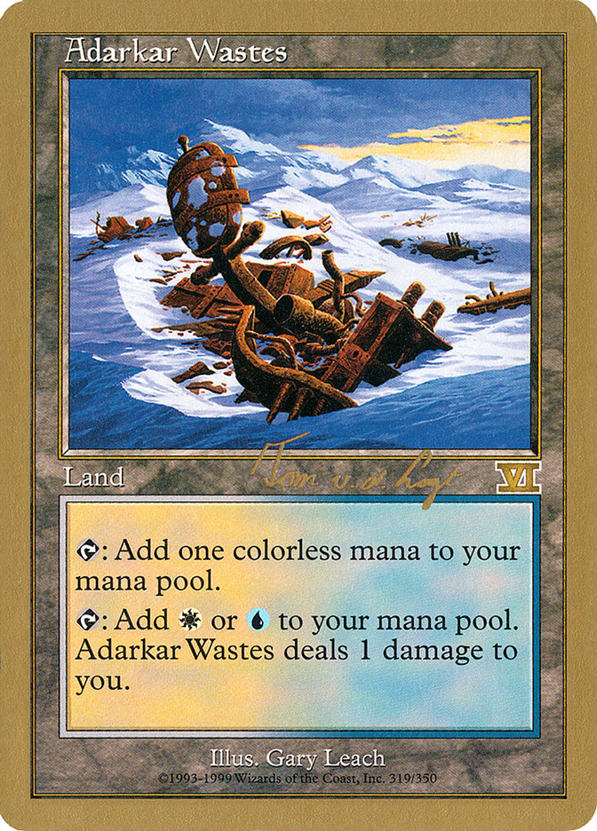 Adarkar Wastes (Tom van de Logt) [World Championship Decks 2000] | Gate City Games LLC