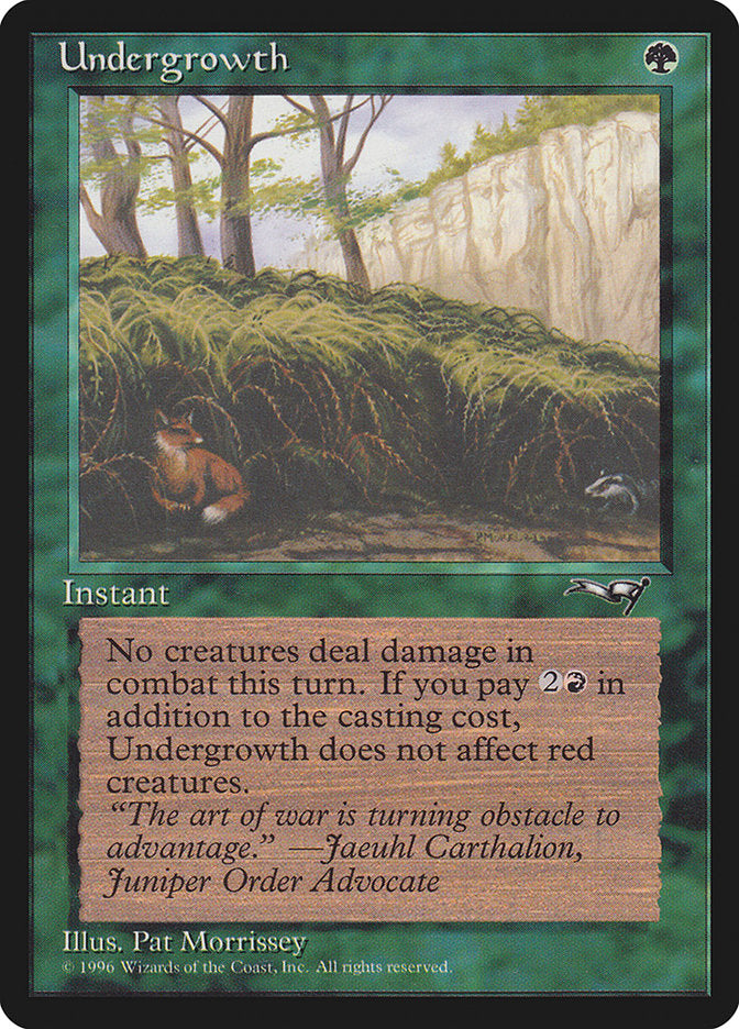 Undergrowth (Fox Art) [Alliances] | Gate City Games LLC