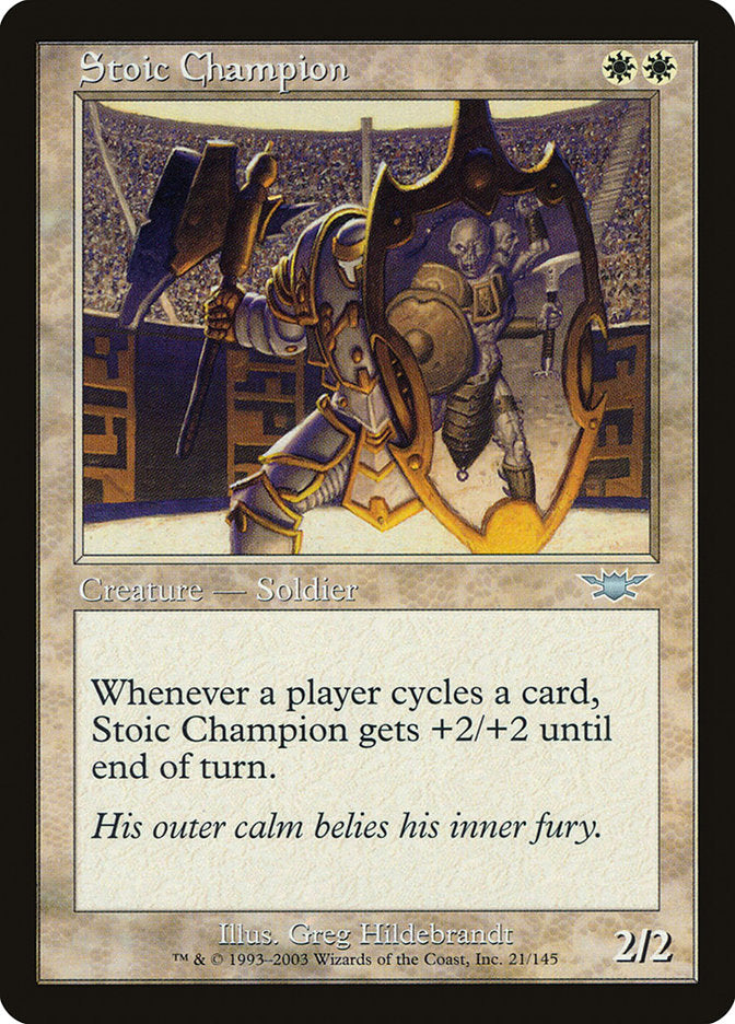 Stoic Champion [Legions] | Gate City Games LLC