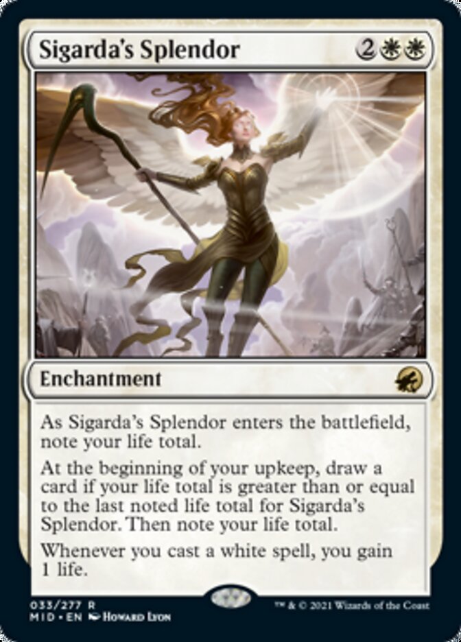 Sigarda's Splendor [Innistrad: Midnight Hunt] | Gate City Games LLC