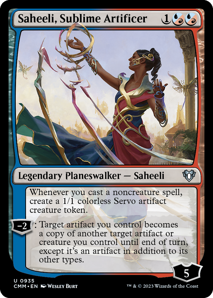 Saheeli, Sublime Artificer [Commander Masters] | Gate City Games LLC