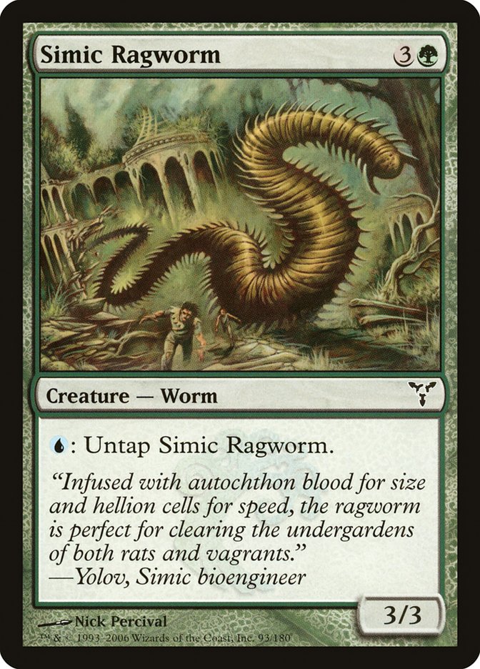 Simic Ragworm [Dissension] | Gate City Games LLC