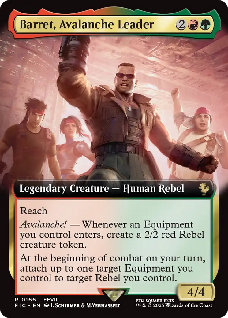 Barret, Avalanche Leader (Extended Art) [FINAL FANTASY Commander] | Gate City Games LLC