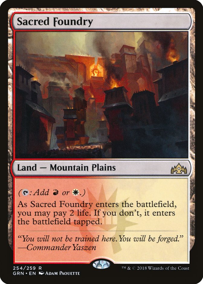 Sacred Foundry [Guilds of Ravnica] | Gate City Games LLC
