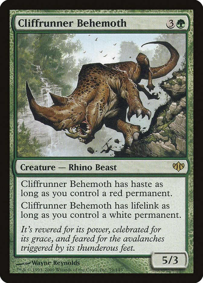 Cliffrunner Behemoth [Conflux] | Gate City Games LLC