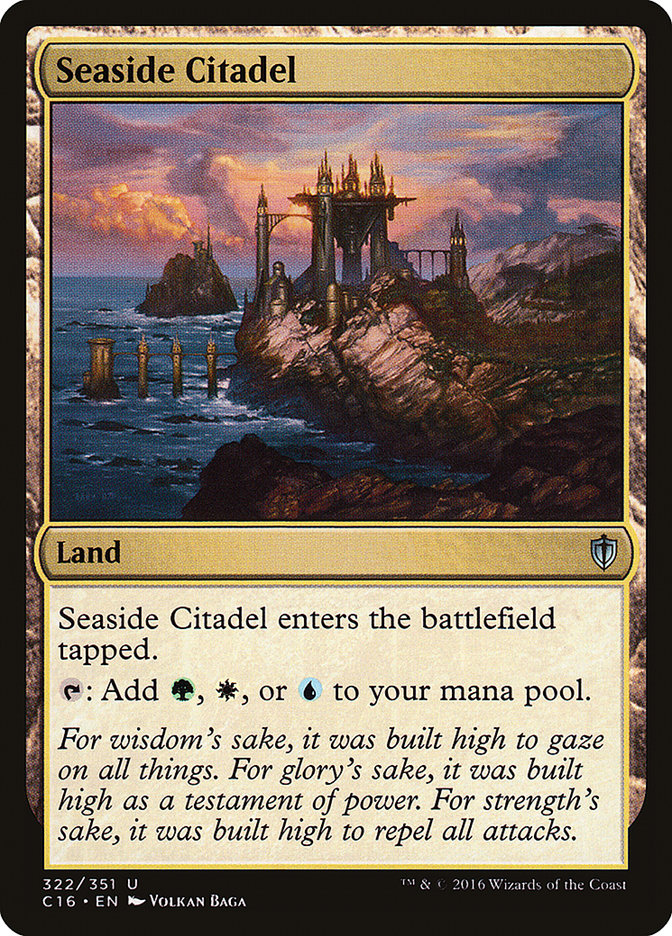 Seaside Citadel [Commander 2016] | Gate City Games LLC