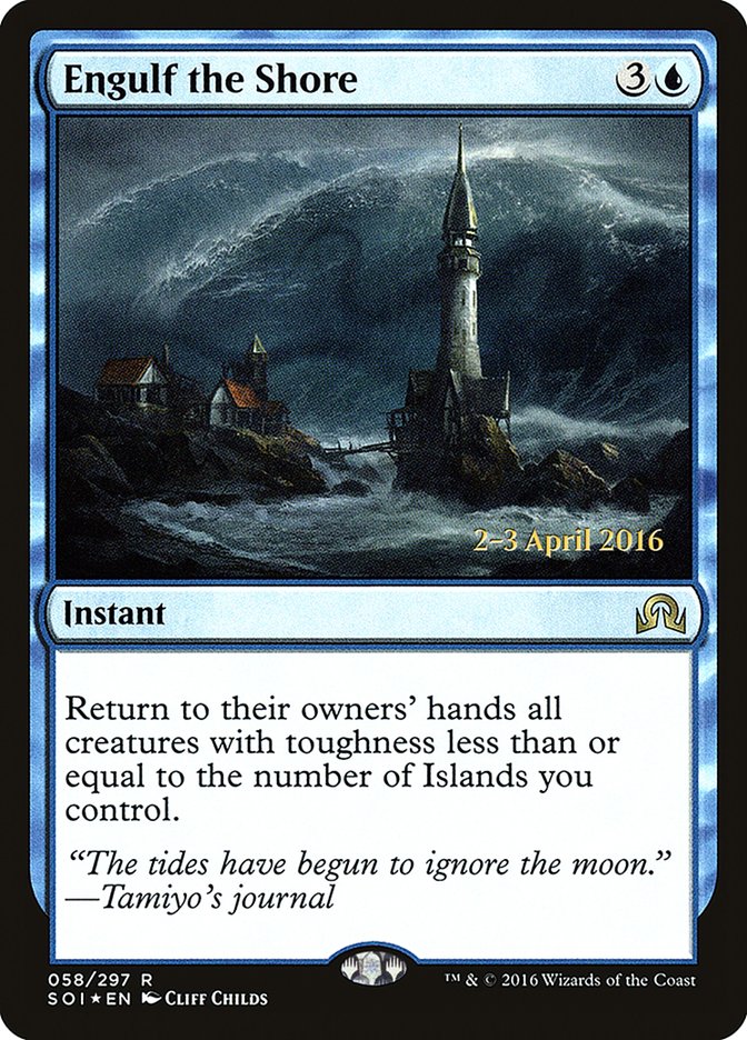 Engulf the Shore [Shadows over Innistrad Prerelease Promos] | Gate City Games LLC