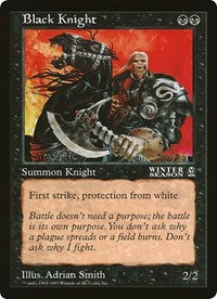 Black Knight (Oversized) [Oversize Cards] | Gate City Games LLC