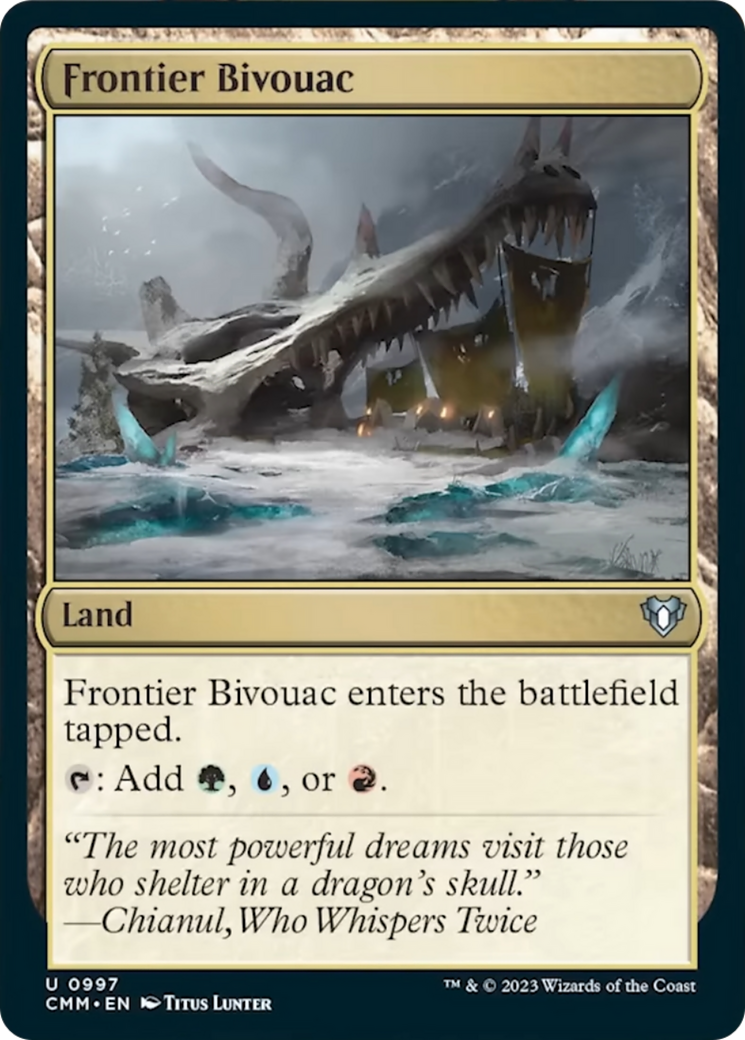 Frontier Bivouac [Commander Masters] | Gate City Games LLC