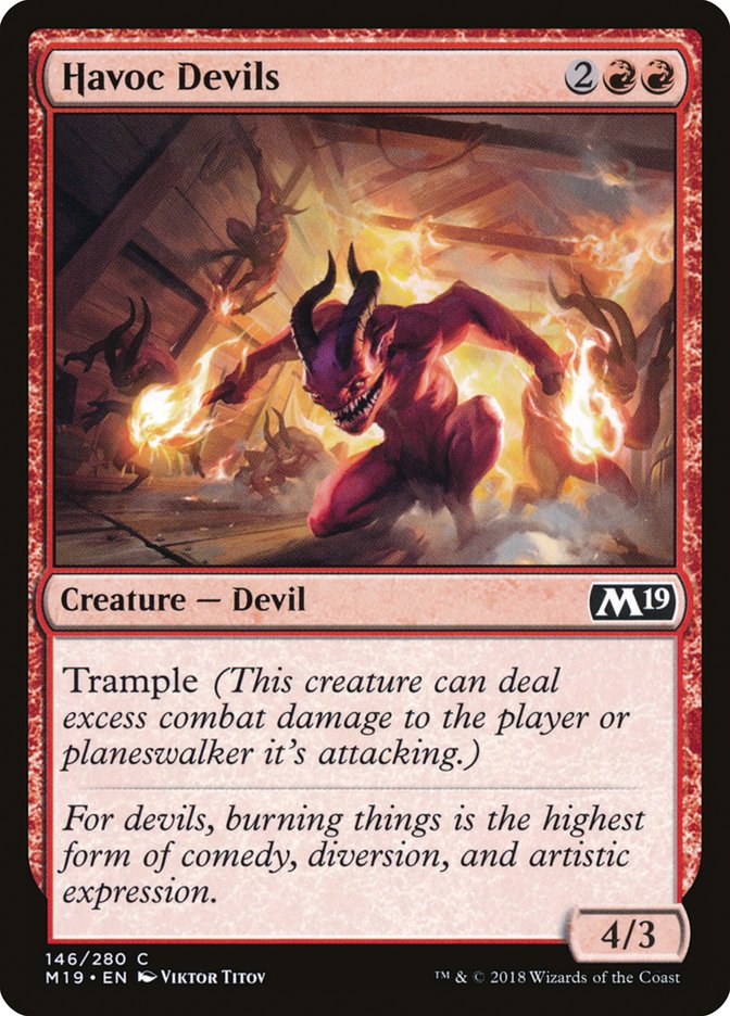 Havoc Devils [Core Set 2019] | Gate City Games LLC