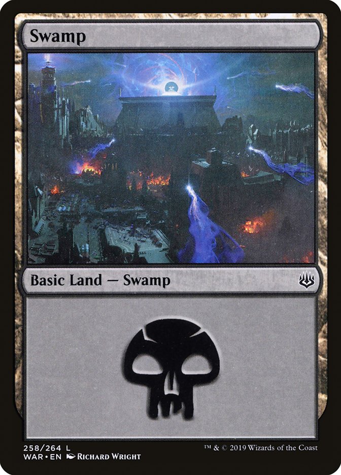 Swamp (258) [War of the Spark] | Gate City Games LLC
