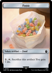Warrior // Food (0025) Double-Sided Token [Doctor Who Tokens] | Gate City Games LLC