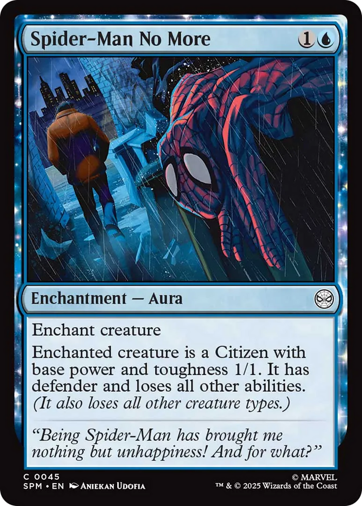 Spider-Man No More [Marvel's Spider-Man] | Gate City Games LLC