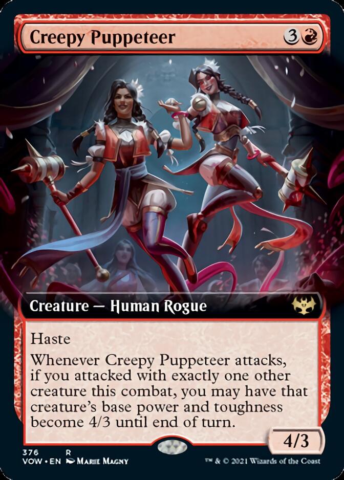 Creepy Puppeteer (Extended Art) [Innistrad: Crimson Vow] | Gate City Games LLC