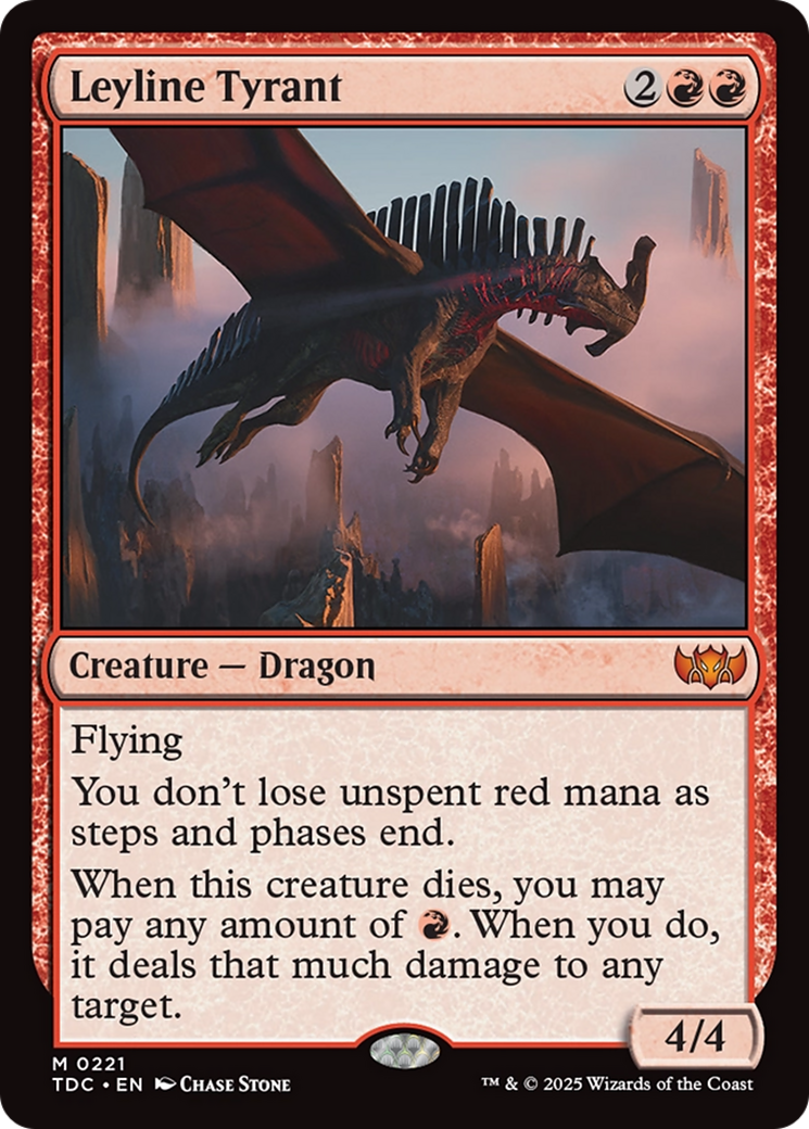 Leyline Tyrant [Tarkir: Dragonstorm Commander] | Gate City Games LLC