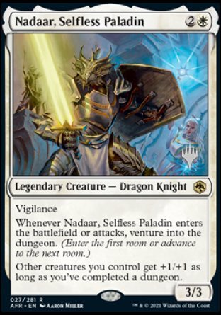 Nadaar, Selfless Paladin (Promo Pack) [Dungeons & Dragons: Adventures in the Forgotten Realms Promos] | Gate City Games LLC