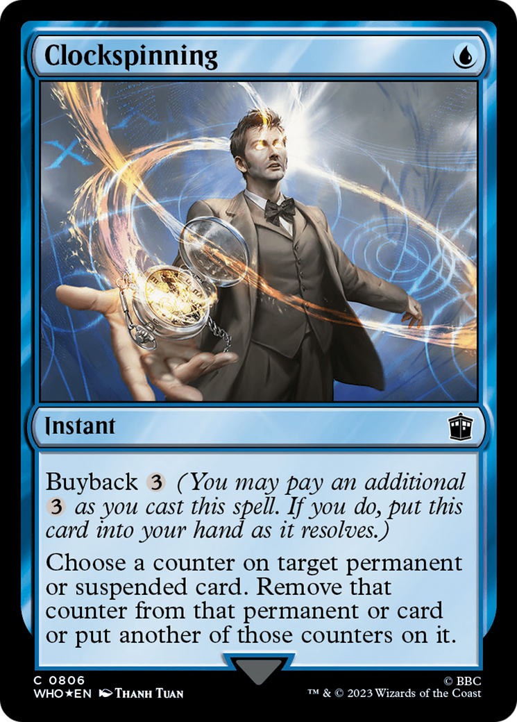 Clockspinning (Surge Foil) [Doctor Who] | Gate City Games LLC