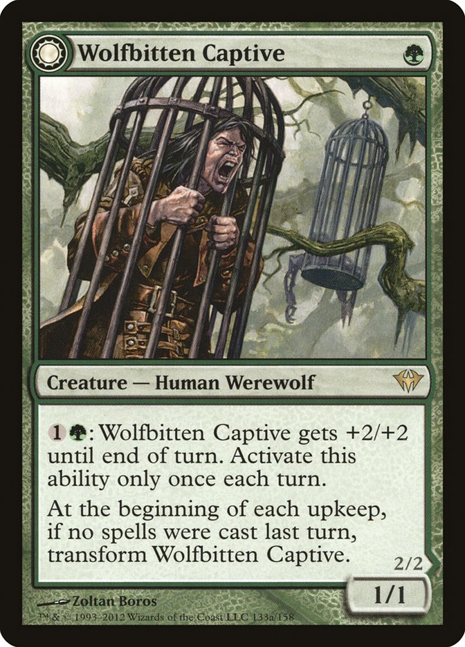 Wolfbitten Captive // Krallenhorde Killer [Dark Ascension] | Gate City Games LLC