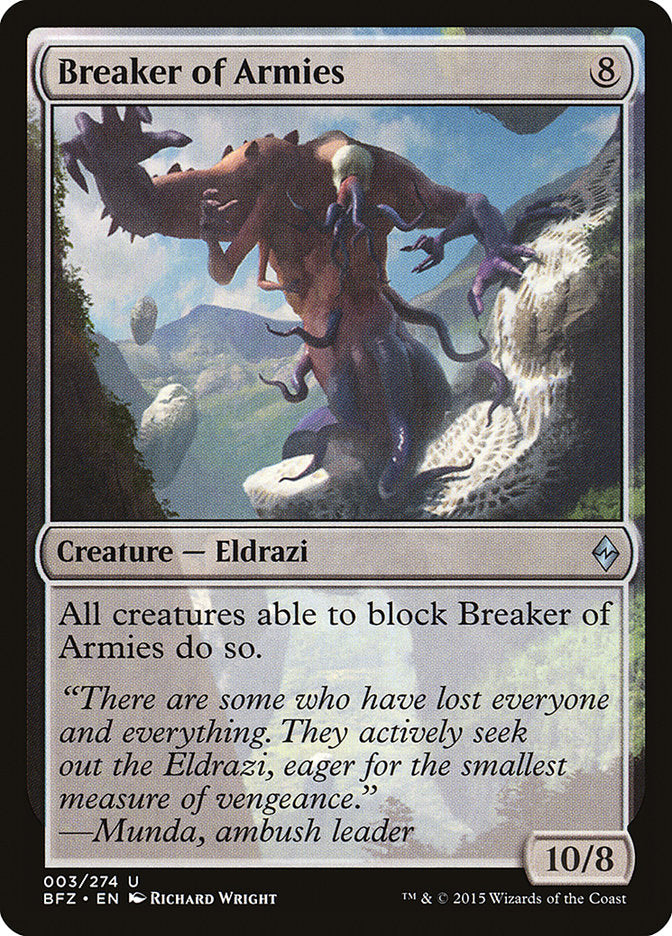 Breaker of Armies [Battle for Zendikar] | Gate City Games LLC