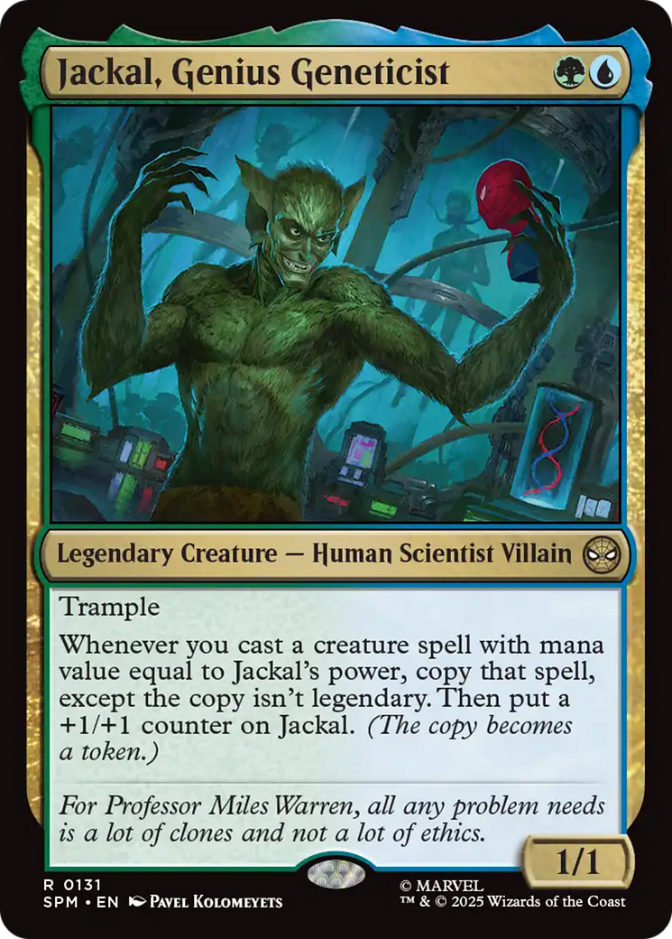Jackal, Genius Geneticist [Marvel's Spider-Man] | Gate City Games LLC