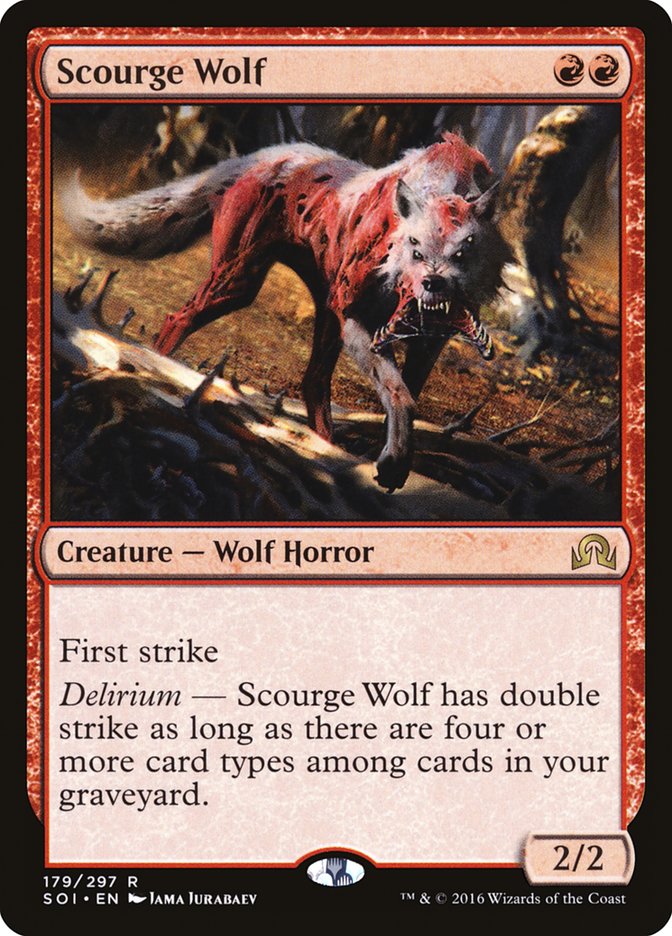 Scourge Wolf [Shadows over Innistrad] | Gate City Games LLC